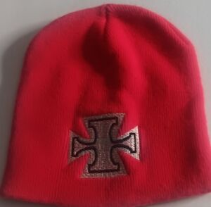IRON CROSS RED Knit Cap